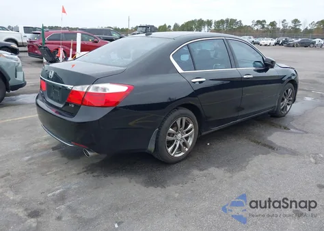 2014 Honda Accord Ex-L V-6 from USA, damaged, VIN 1HGCR3F82EA026989